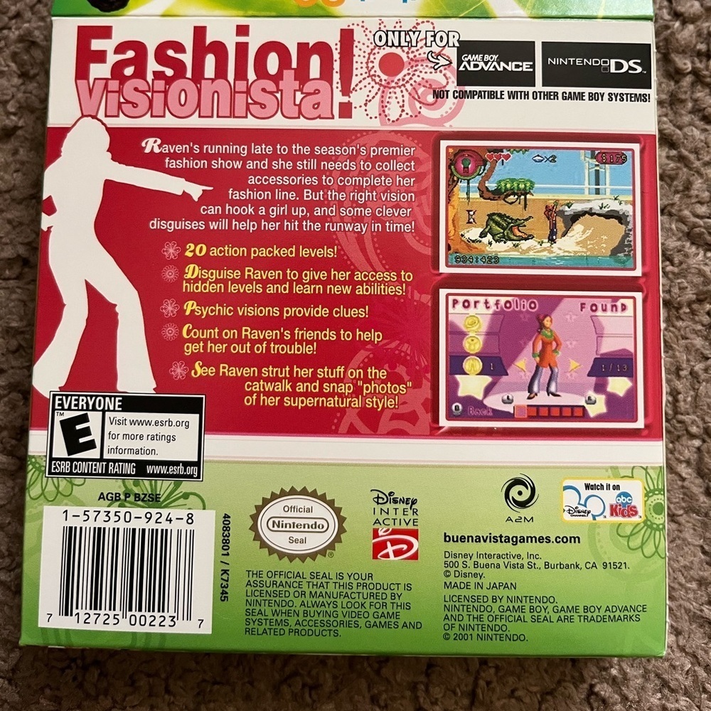 That’s so Raven 2 Supernatural Style Gameboy Game - Picture 2 of 2